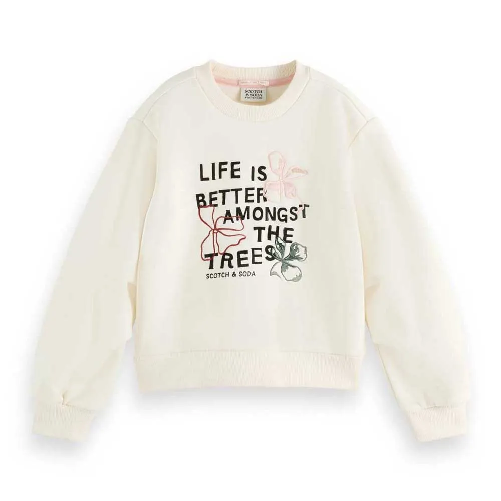 

Толстовка Scotch & Soda 179339 Relaxed Fit, бежевый