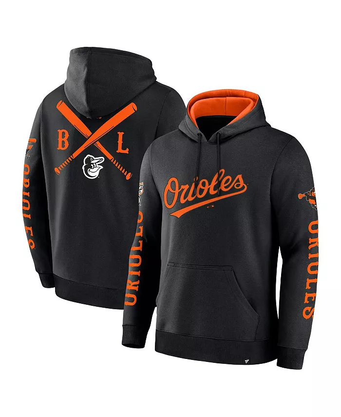 

Мужская черная толстовка с капюшоном Big City Legacy Baltimore Orioles из флиса Fanatics