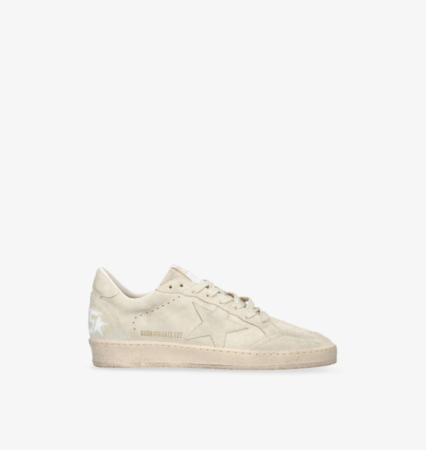 

Эксклюзивные замшевые низкие кроссовки Ball Star Golden Goose, бежевый
