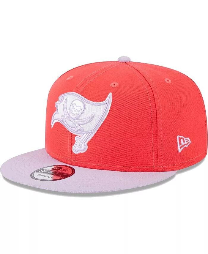 

Мужская красно-лавандовая двухцветная кепка Tampa Bay Buccaneers Snapback 9FIFTY Snapback New Era, красный