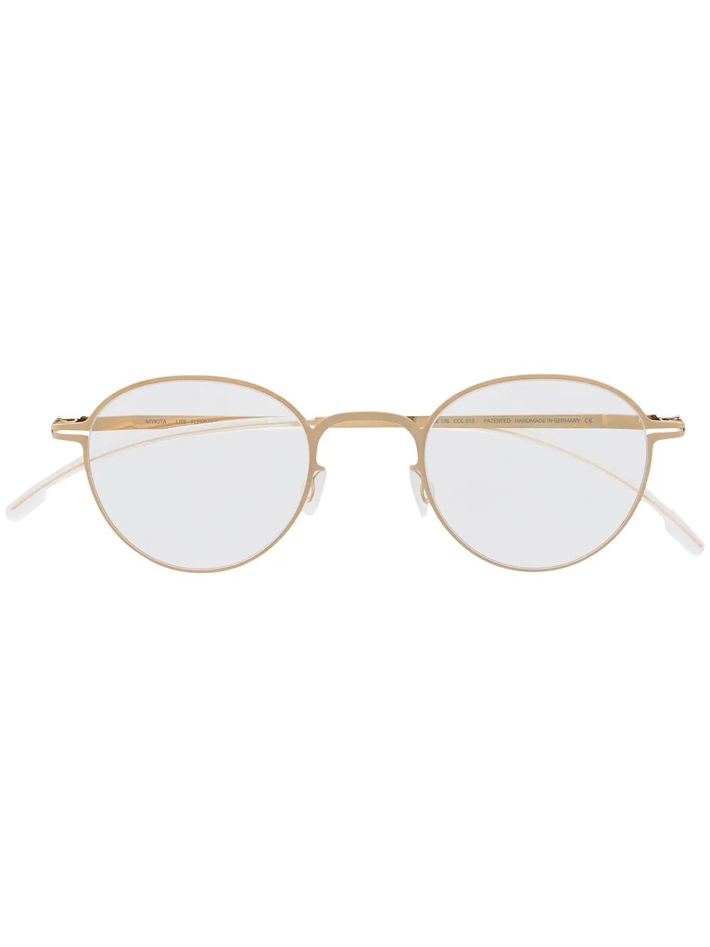 

Очки в круглой оправе Mykita, золотой
