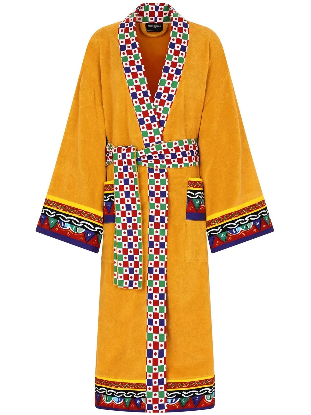 

Махровый халат DOLCE & GABBANA, желтый