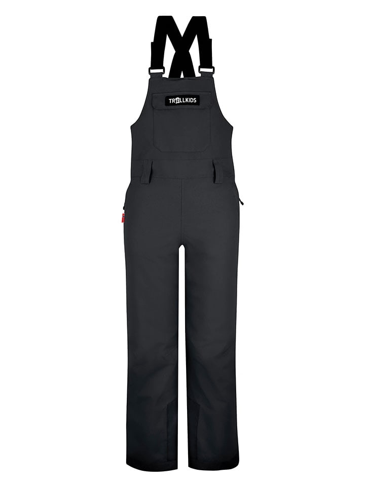 

Trollkids Черные лыжные/сноубордические брюки Eikedalen