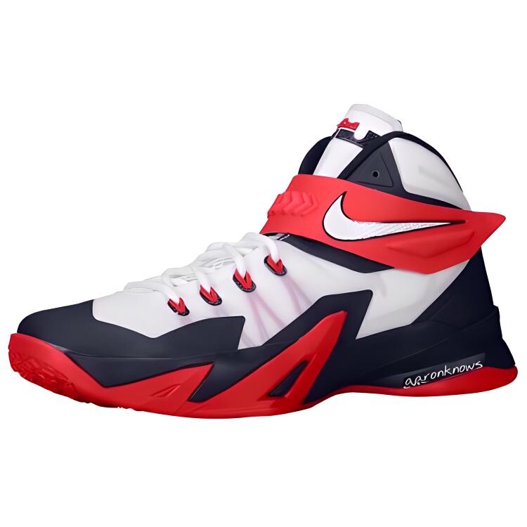

Кроссовки Nike LeBron Soldier 8 USA, серый/синий