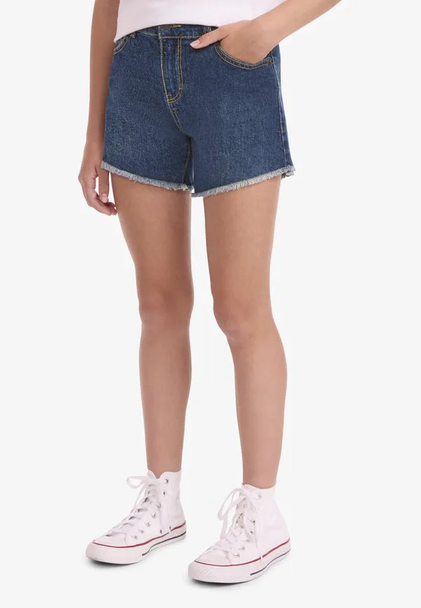 Джинсовые шорты а-силуэта Levi'S, Dark-Blue Denim