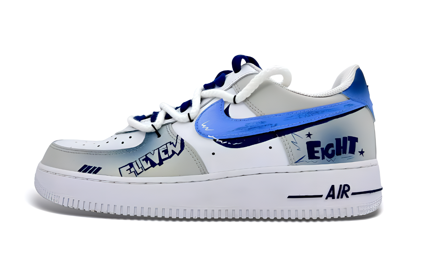 

Nike Кроссовки Air Force 1 для скейтбординга с низким верхом, износостойкие, белые, мужские