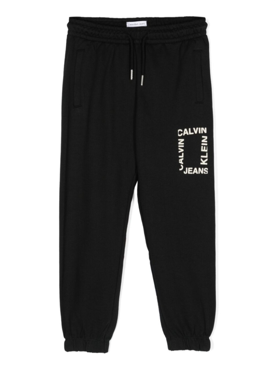 

Спортивные брюки с логотипом Calvin Klein Kids, черный