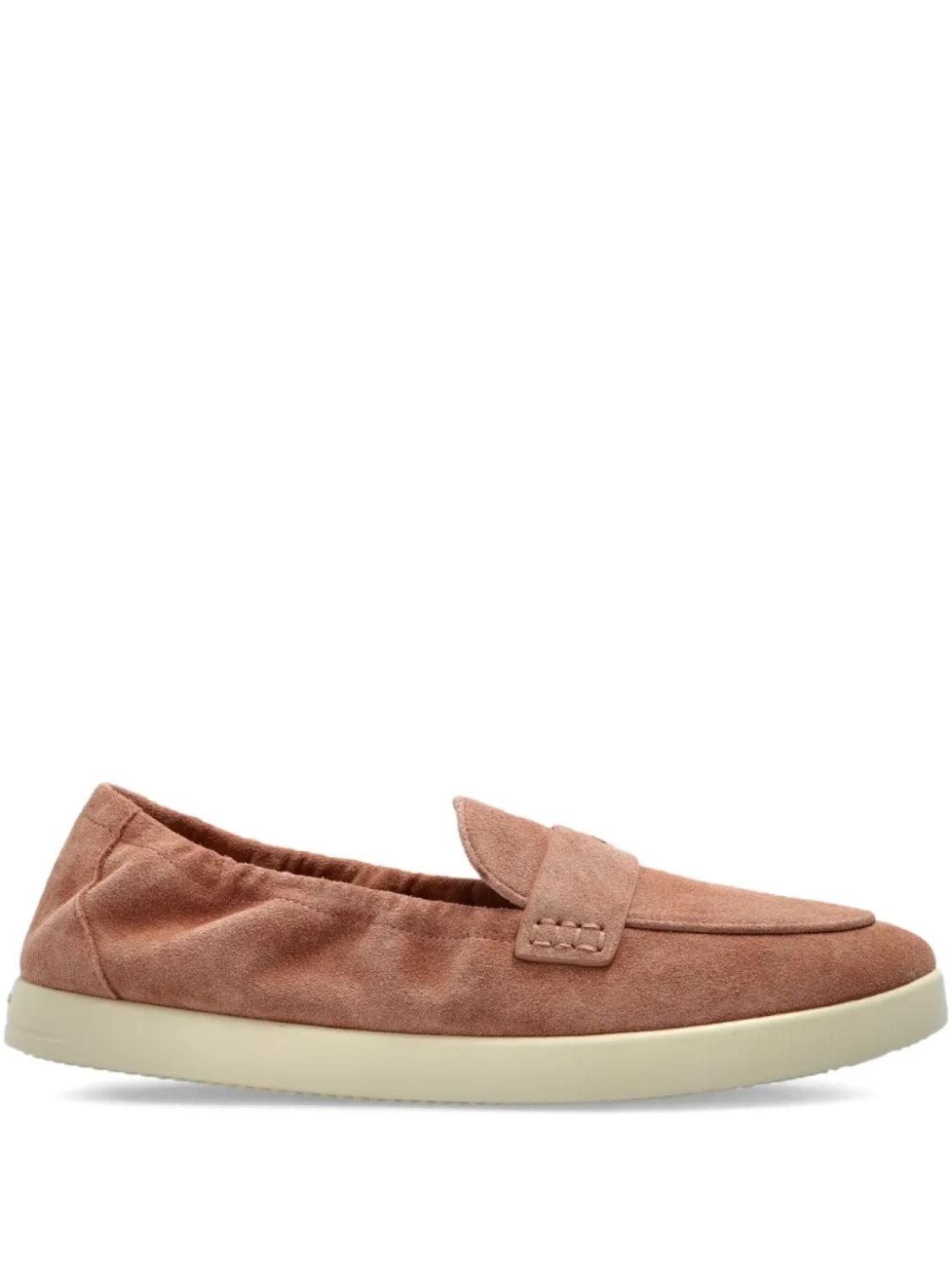 Замшевые мокасины Tory Burch, розовый