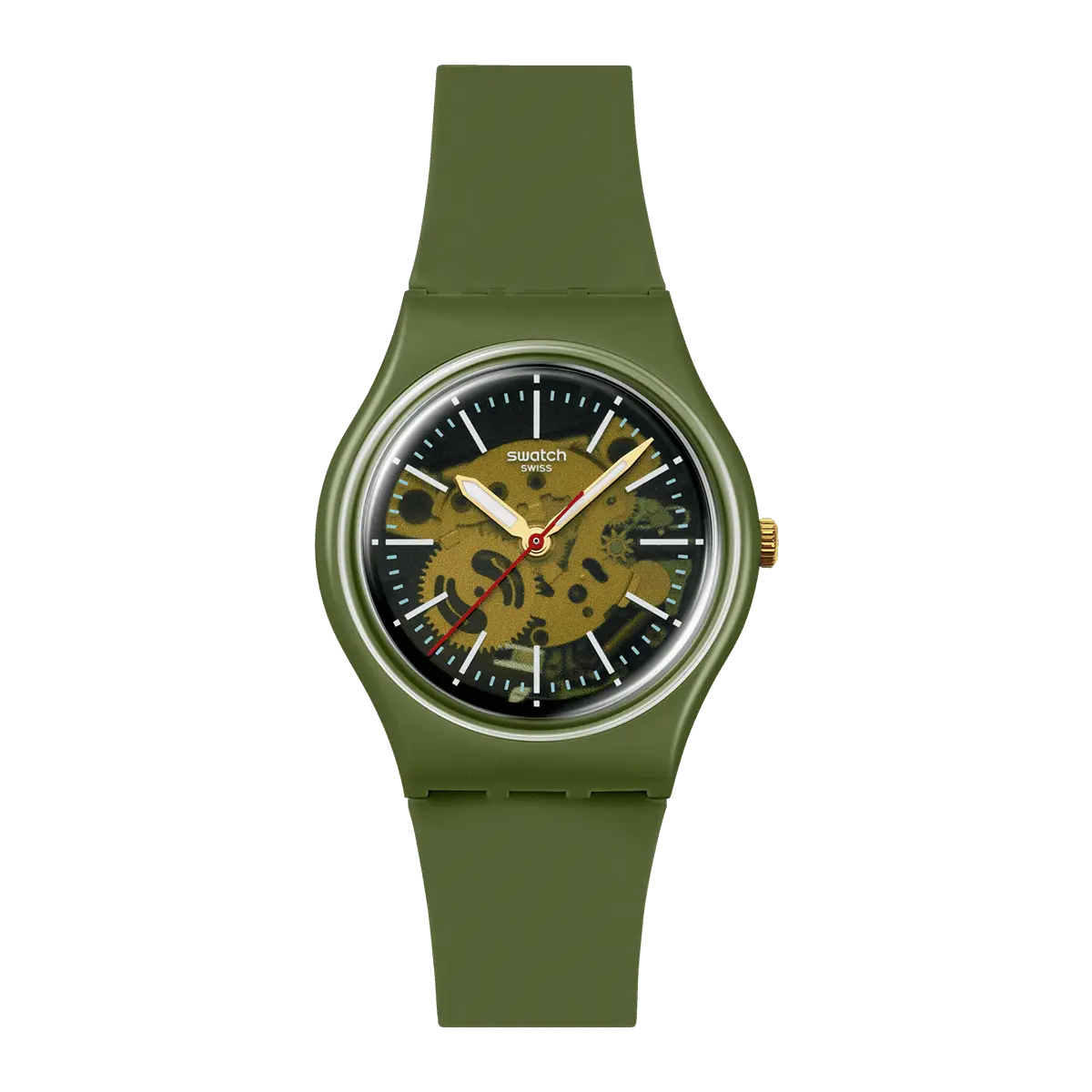 

SWATCH Часы Men 34mm Green Watch SO28G110, Green