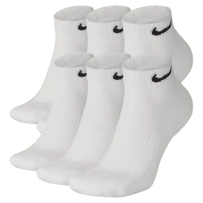 

Носки Nike Everyday Cushioned Training Low (6 шт), белый/черный