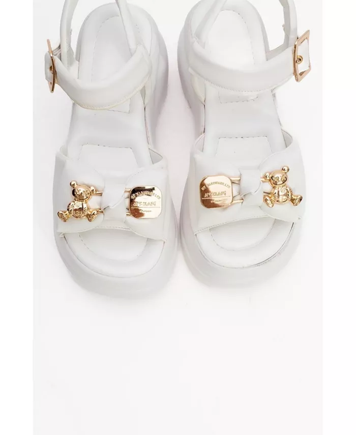 Сандалии Merida с пряжкой на платформе (женские) Prologue Shoes, белый — фото 3