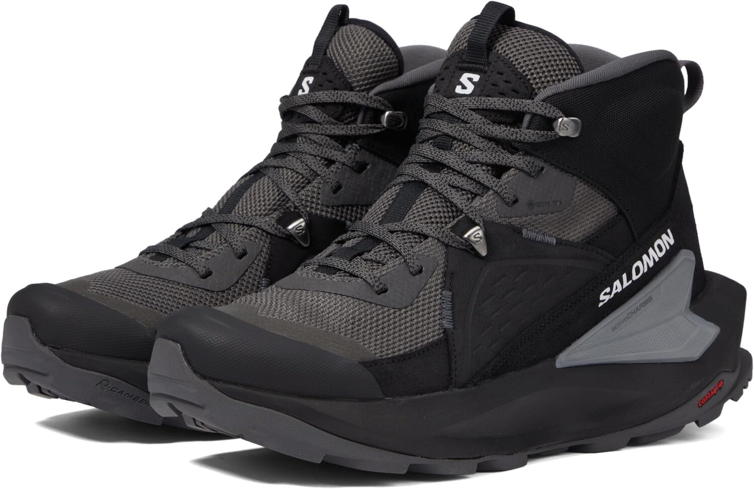 

Походная обувь Elixir Mid GORE-TEX Salomon, цвет Black/Magnet/Quiet Shade