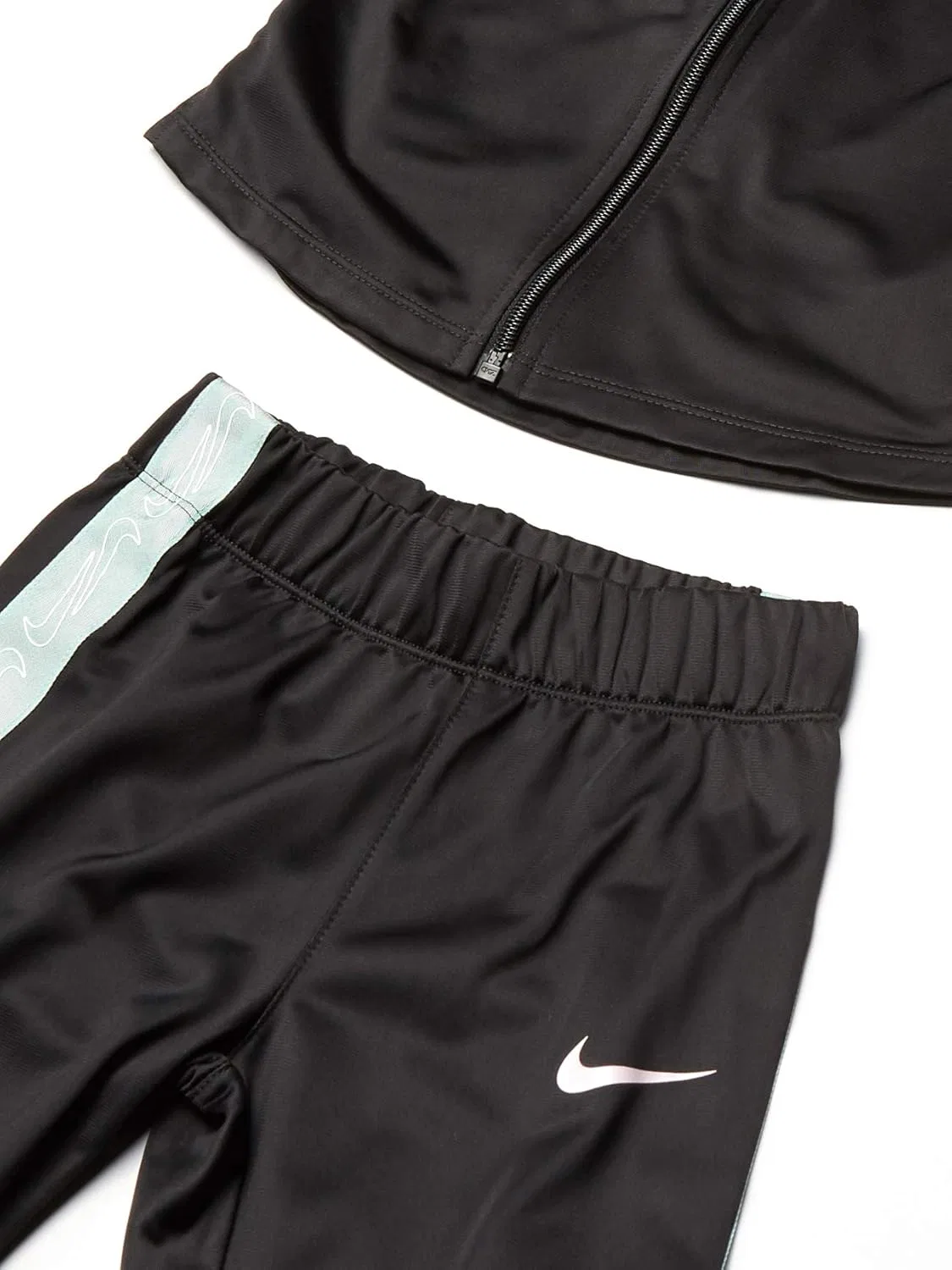 Детский спортивный костюм Nike куртка и штаны, Black/White — фото 3