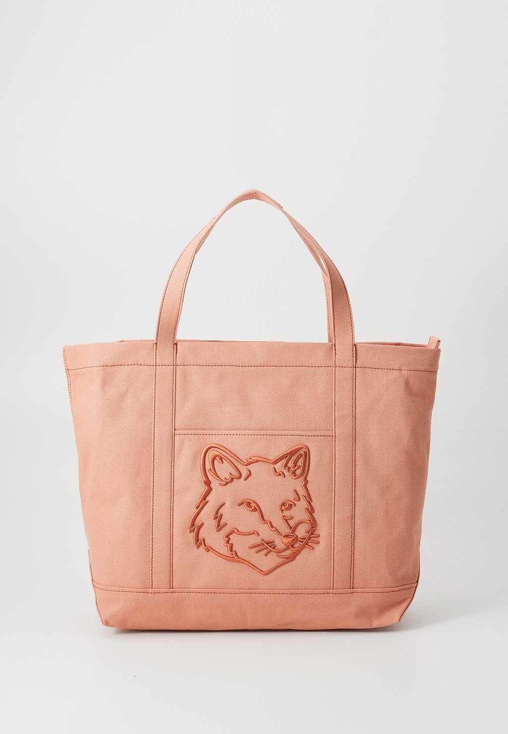 

Сумка-тоут FOX HEAD LARGE UNISEX Maison Kitsuné, светло-розовый