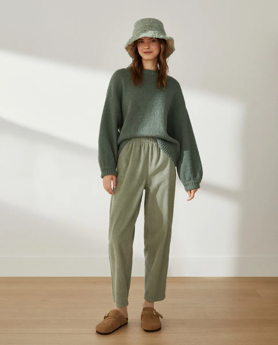 

Брюки-морковки из вельвета Southern Cotton, цвет Jabón