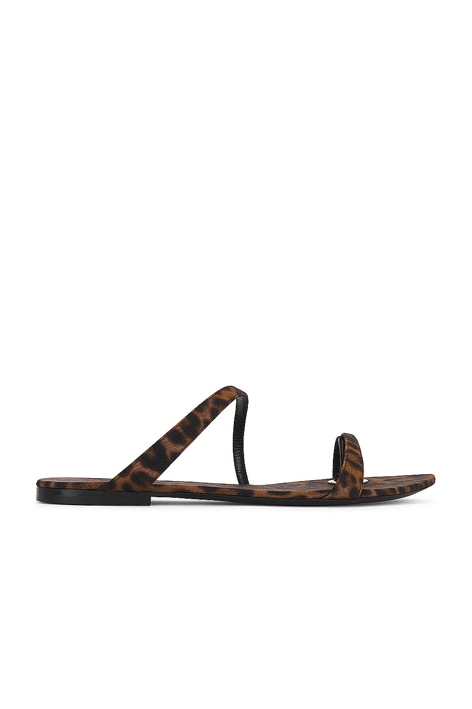 

Женские сандалии Tanger Flat Slide Saint Laurent, цвет Manto Naturale