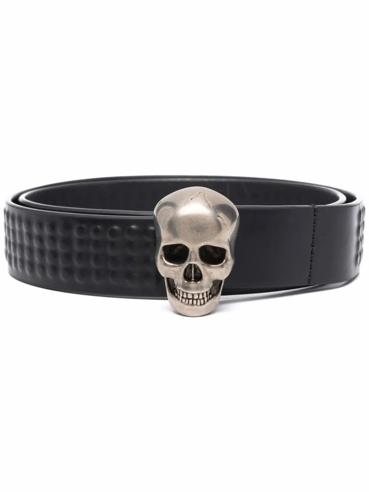 

Ремень с пряжкой Skull Alexander McQueen, черный