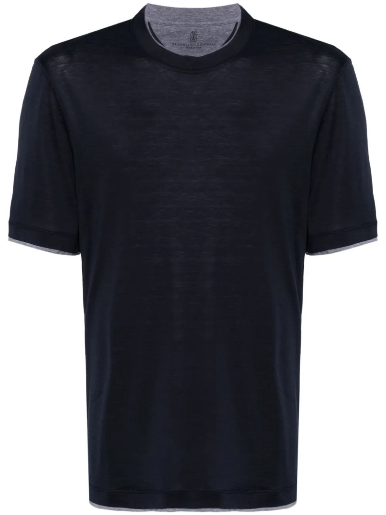 

Brunello Cucinelli многослойная футболка, синий