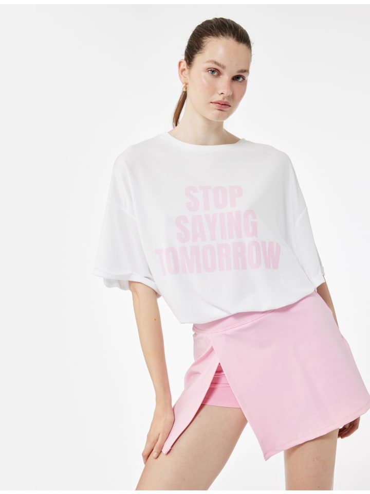 

KOTON Футболка SS белого цвета