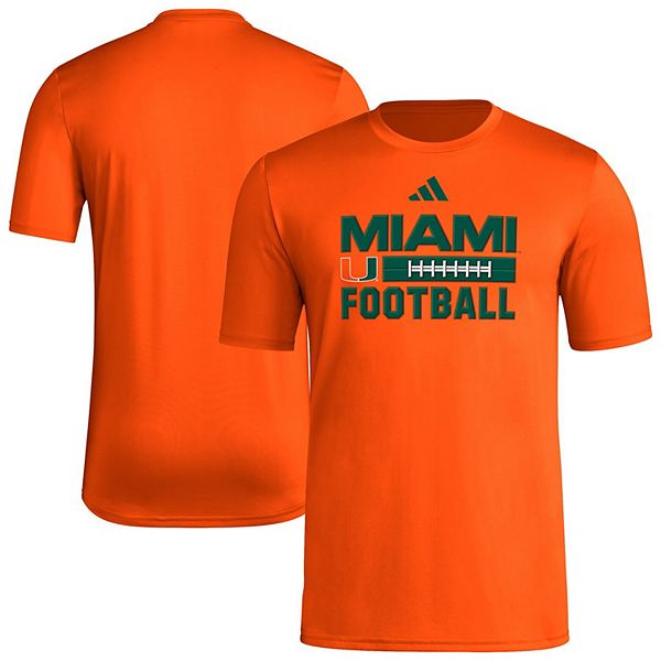 

Мужская футболка aeroready miami hurricanes оранжевая Adidas