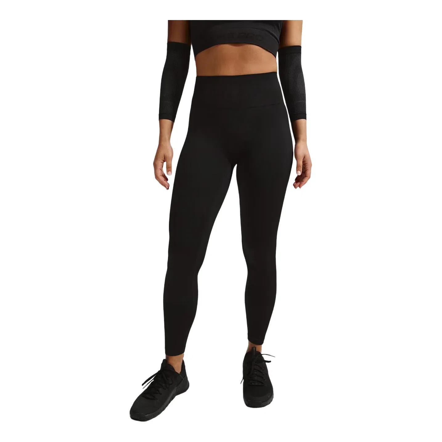 Женские леггинсы Pro Seamless High-Waisted 7 8 Leggings 'Black' Nike, черный