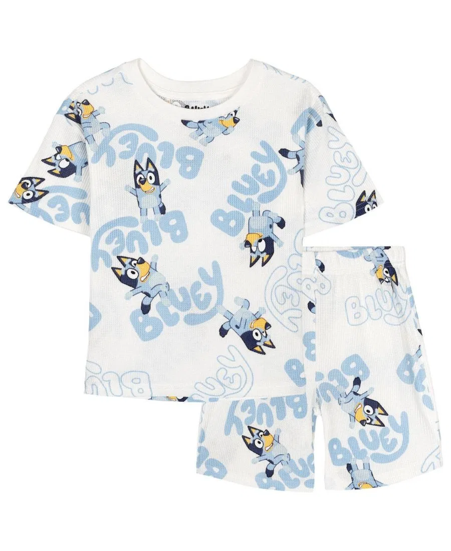 Комплект из футболки и шорт Bluey, Ivory Bluey