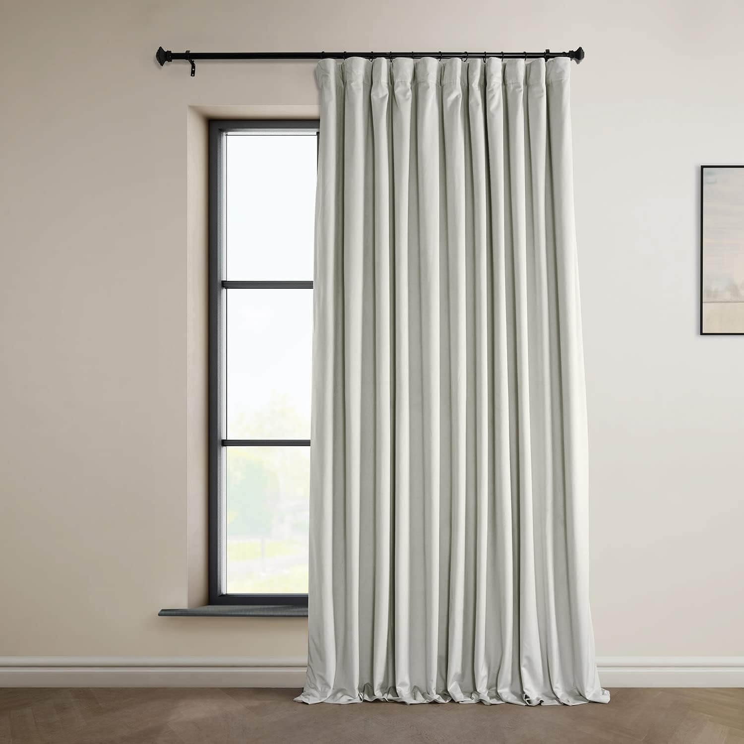 Шторы HPD Half Price Drapes Extra Wide Blackout Solid Thermal, 254x243,84 см, светло-серый - фото