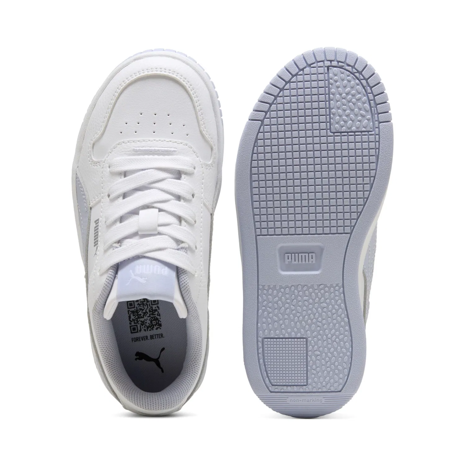 Детские кроссовки на платформе Carina Street Puma, White/Cool Weather — фото 4