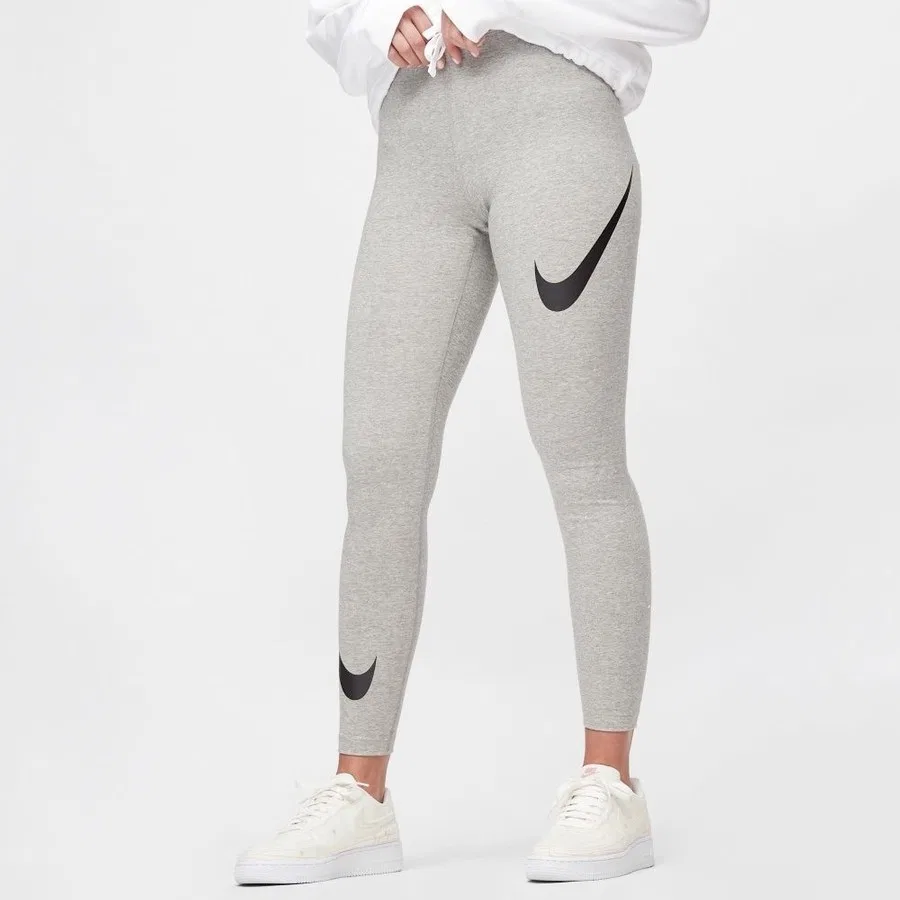 Женские леггинсы Nike Sportswear Swoosh Leg-A-See, Серый