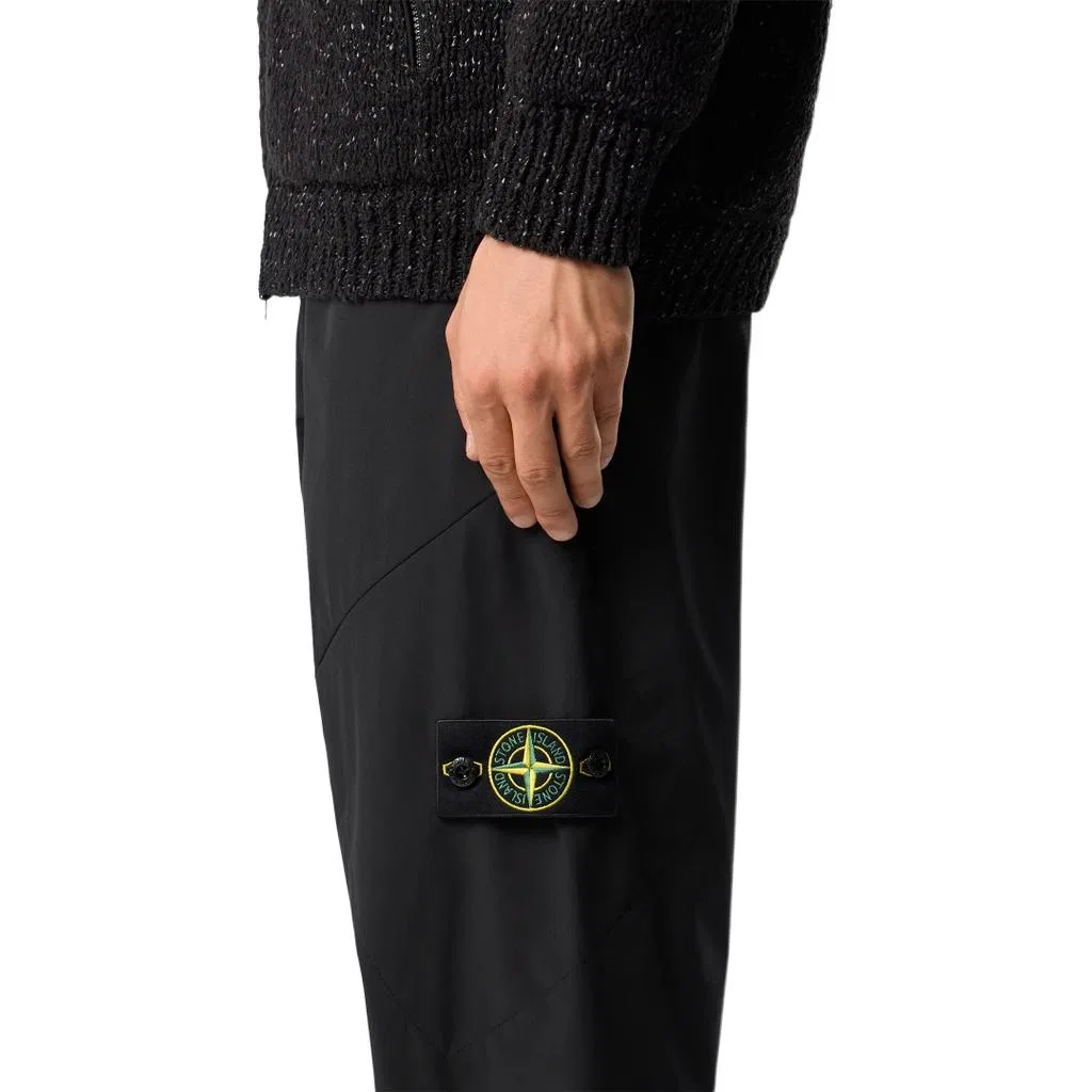 Мужские софтшелл-брюки Black STONE ISLAND — фото 4