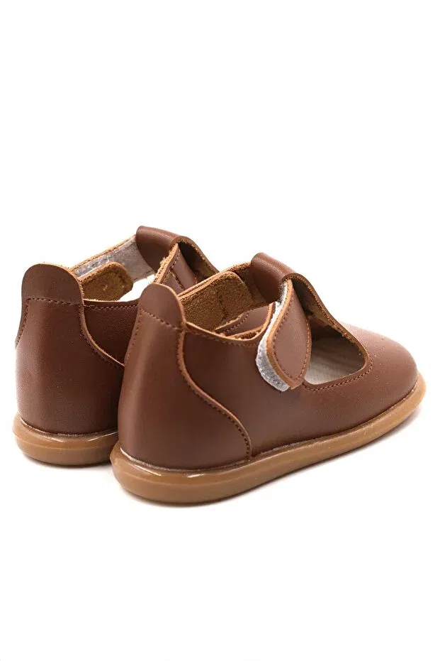 Детские ортопедические туфли для девочек Macco Shoes, Taba — фото 3