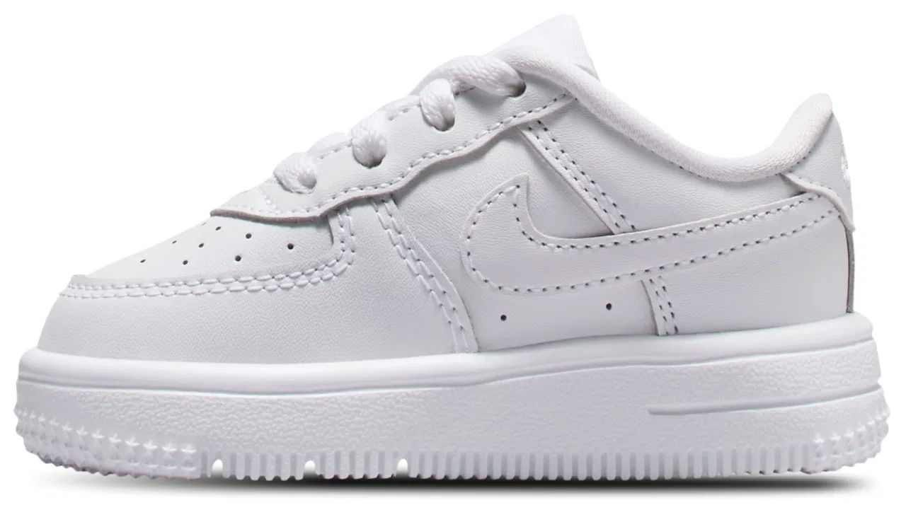 Кроссовки для мальчиков Air Force 1 Low Lace Nike, белый — фото 2