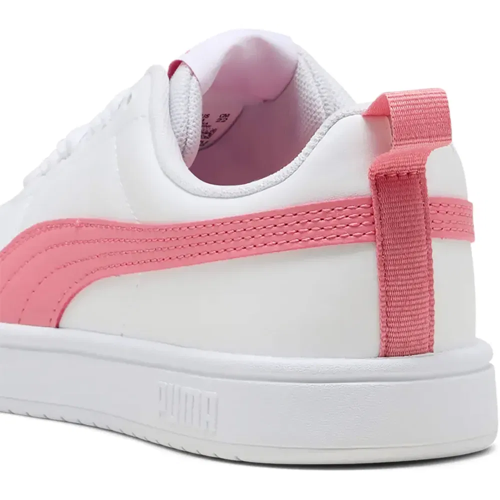 Детские кроссовки для девочек с низким берцем Puma Rickie Jr, White — фото 4