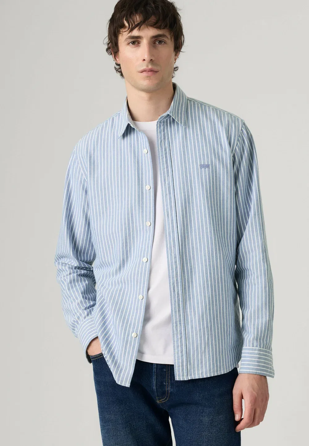 Battery housemark standard auri floral n - shirt Levi'S, Auri Floral Navy Blazer-Blues — фото 4