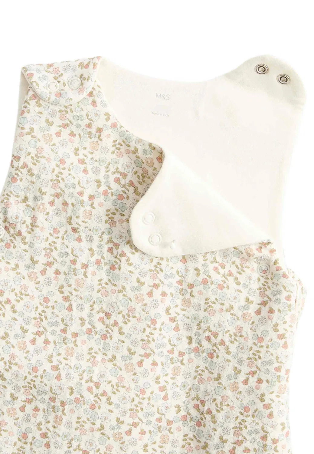 Спальный мешок унисекс для младенцев Marks & Spencer, Light Cream — фото 2
