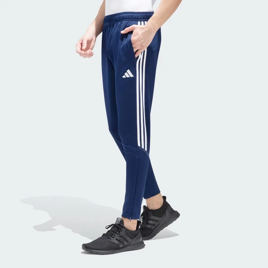 Спортивные штаны с AEROREADY и застежками-молниями Tiro 23 Club adidas, Сине-белый — фото 2