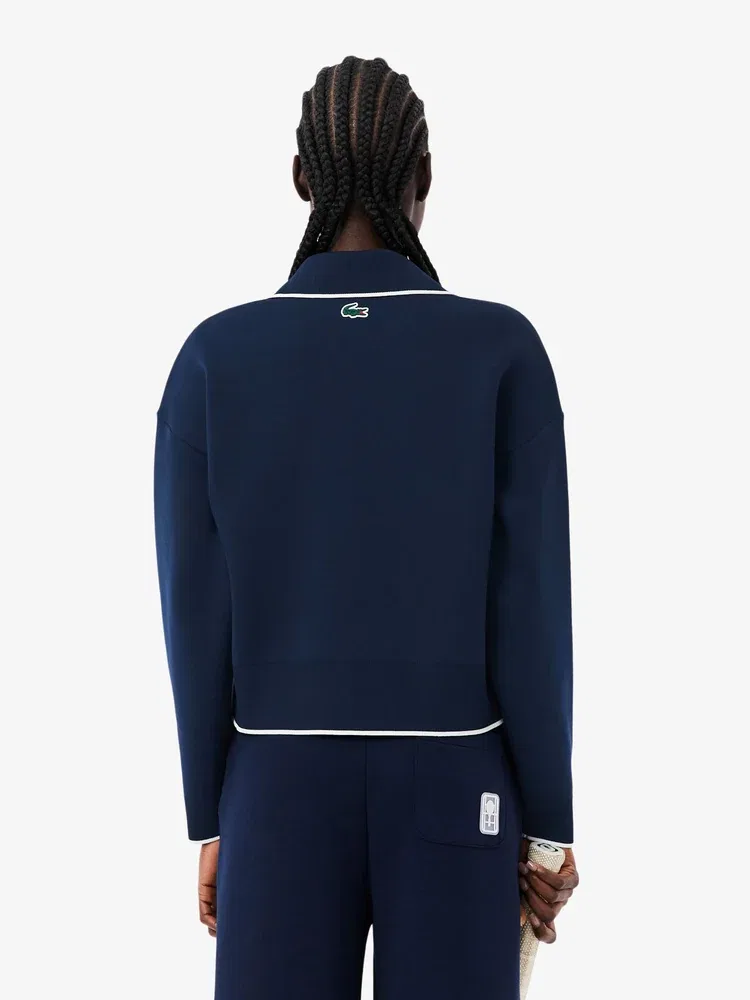 Свитшот LACOSTE Heritage Tennis Navy — фото 3