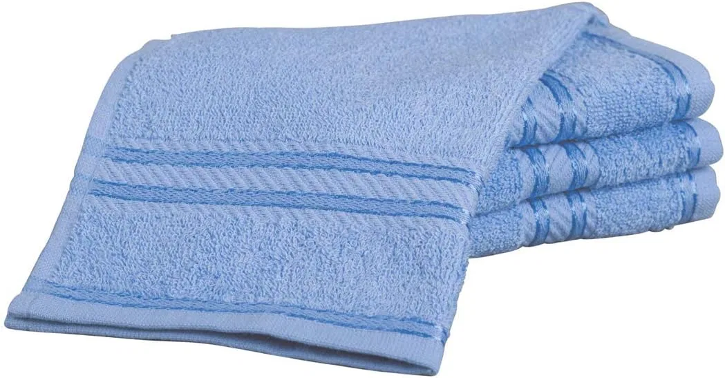 Лицо для ванны, 500 г/м², Bentley Priory Linens, набор 4 шт, 30x30 см, Royal Blue Cobalt