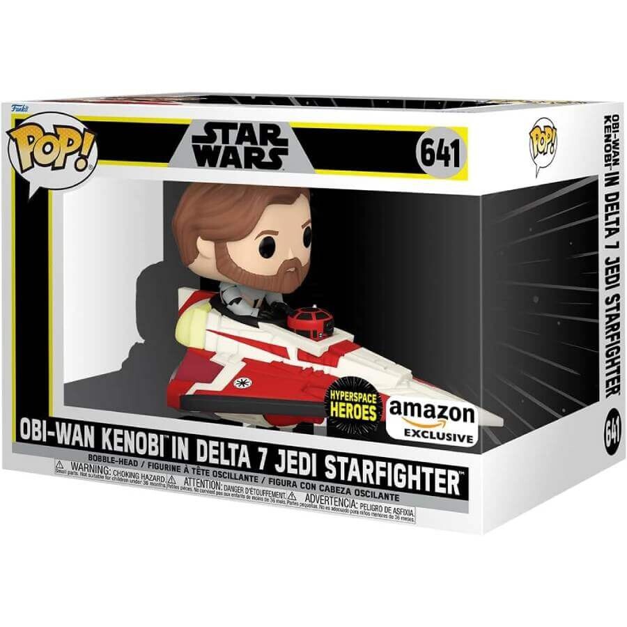 

Фигурка Funko POP! Star Wars: Hyperspace Heroes - OBI-Wan Kenobi in Delta 7 Jedi Starfighter