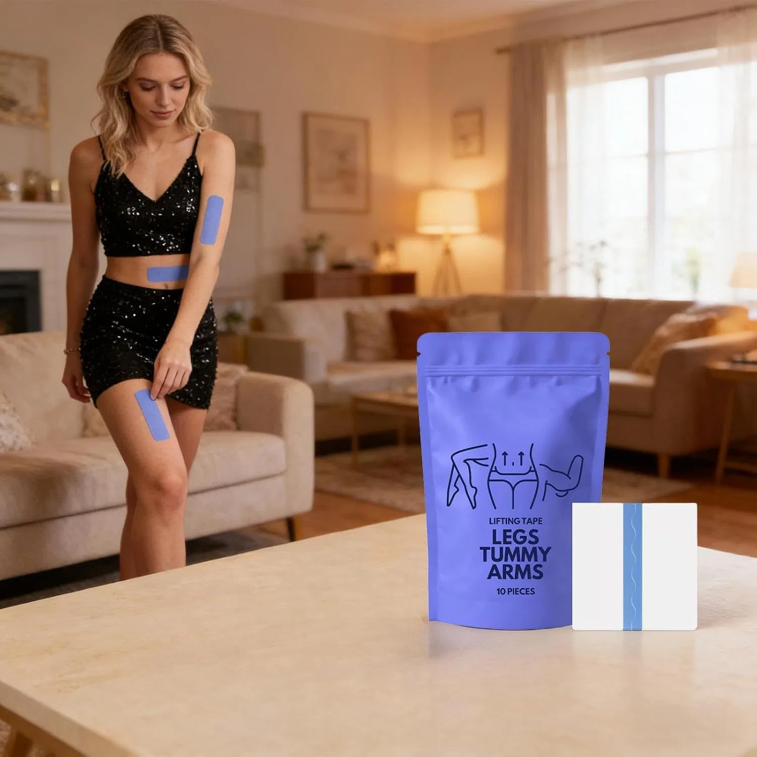 Невидимая контурная лента для подъема бедер Body Tape, 20 шт Generisch — фото 3