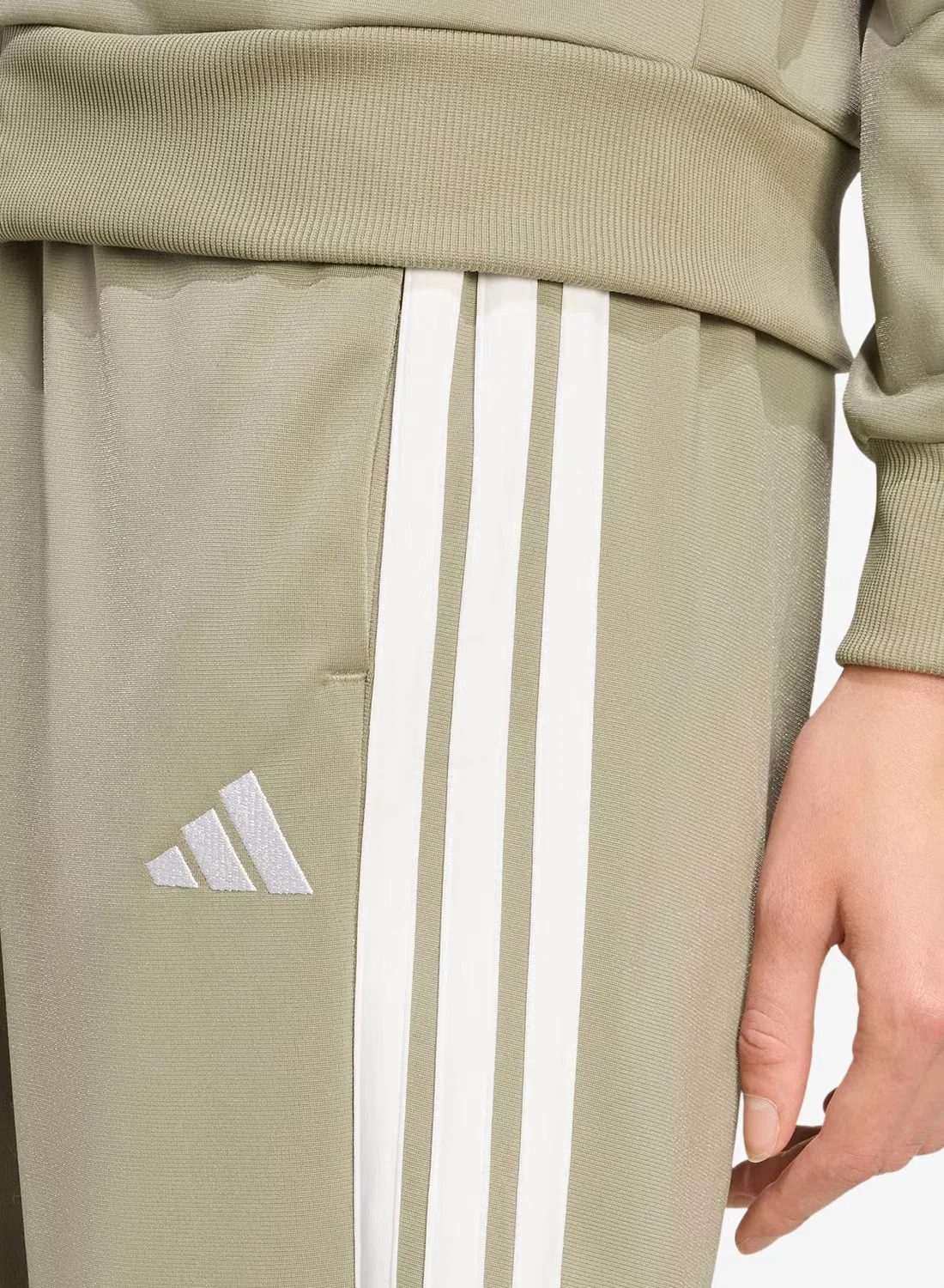 Спортивный костюм из трикотажа Dayready Adidas, серебристый — фото 4