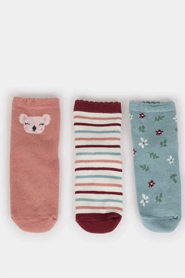 Детские носки с принтом Defacto, Multicolor-Kr1