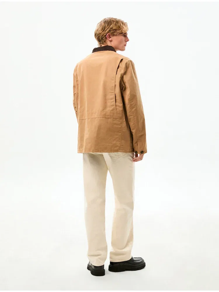 Куртка из вощеного хлопка TOMMY HILFIGER, Brown — фото 3