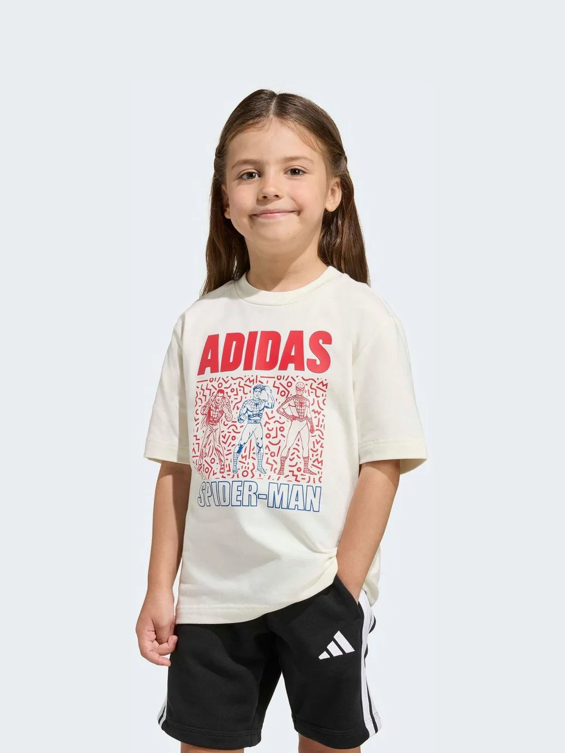 Футболка Marvel Spider-Man adidas, белый — фото 3