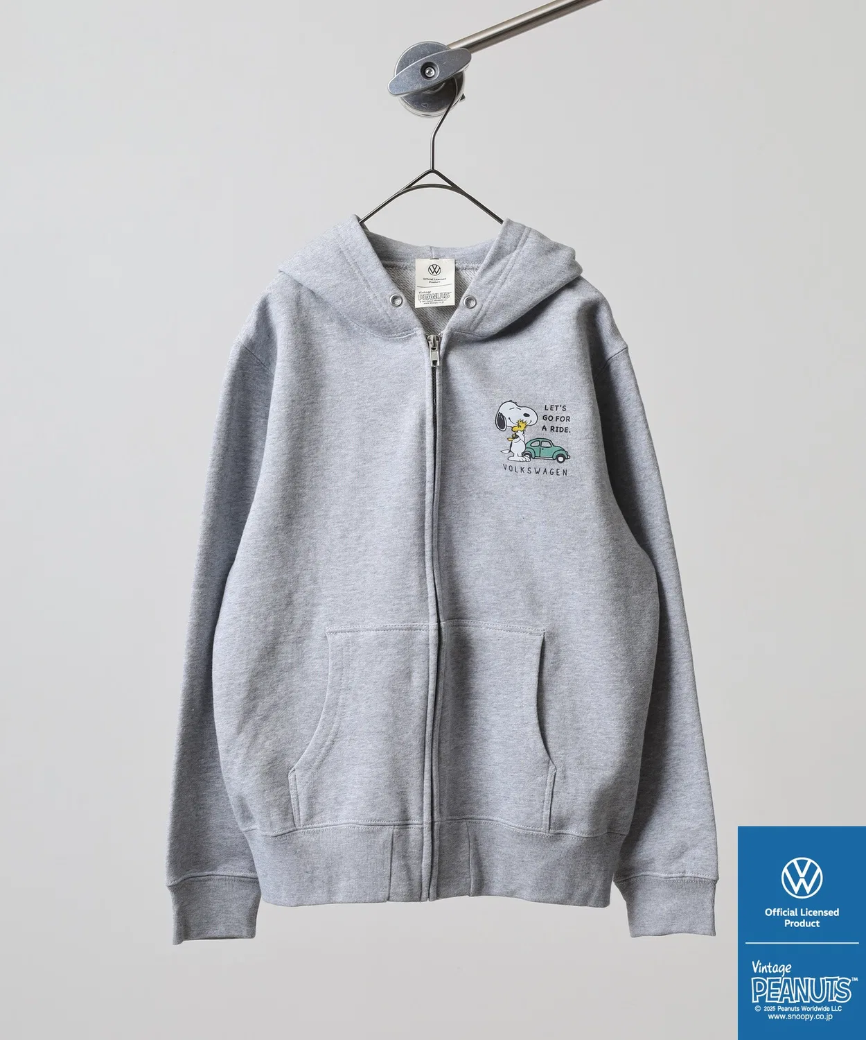 Детский худи с принтом Mix Grey Volkswagen