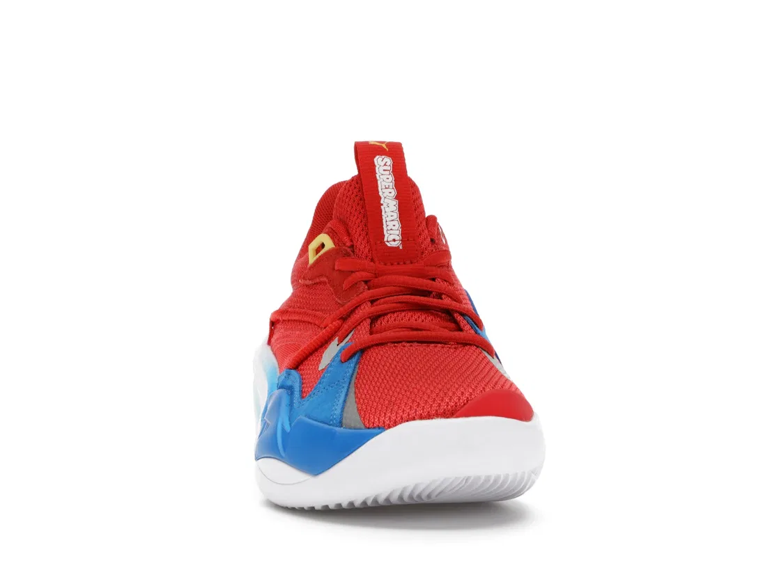 Детские кроссовки с принтом Puma RS-Dreamer Super Mario 64 Puma, Flame Scarlet / Electric Blue — фото 2