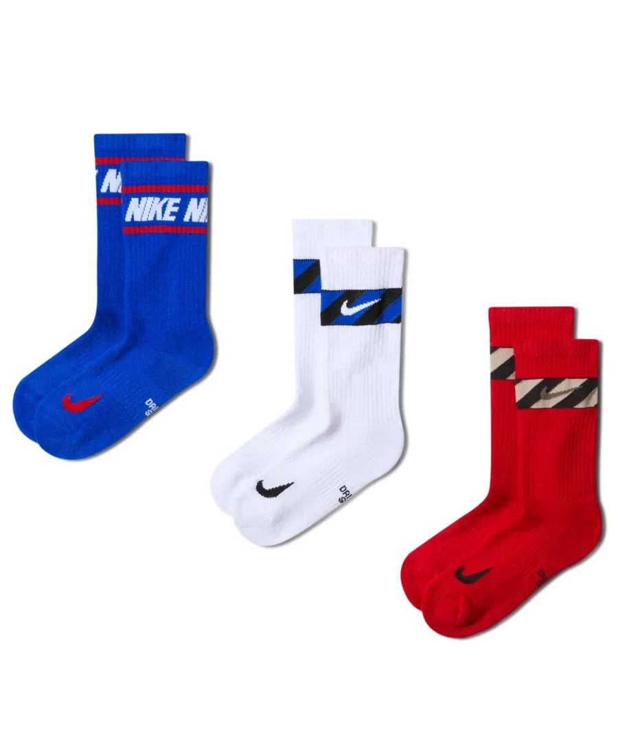 Носки повседневные с усиленной подошвой, комплект из 6 пар Nike, Multi-Color — фото 3