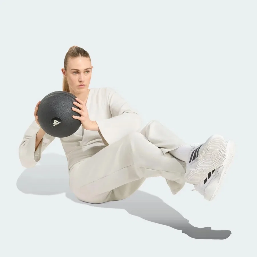 Женские спортивные штаны adidas Motion Essentials, Серый — фото 3