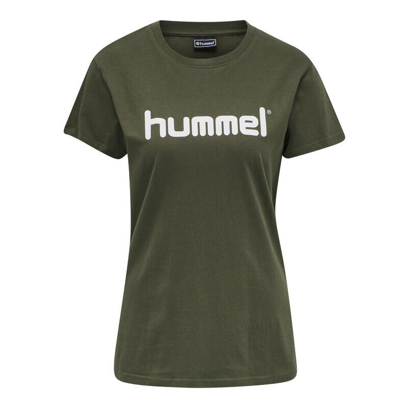 

Женская футболка с логотипом Hmlgo для мультиспорта HUMMEL, цвет gruen