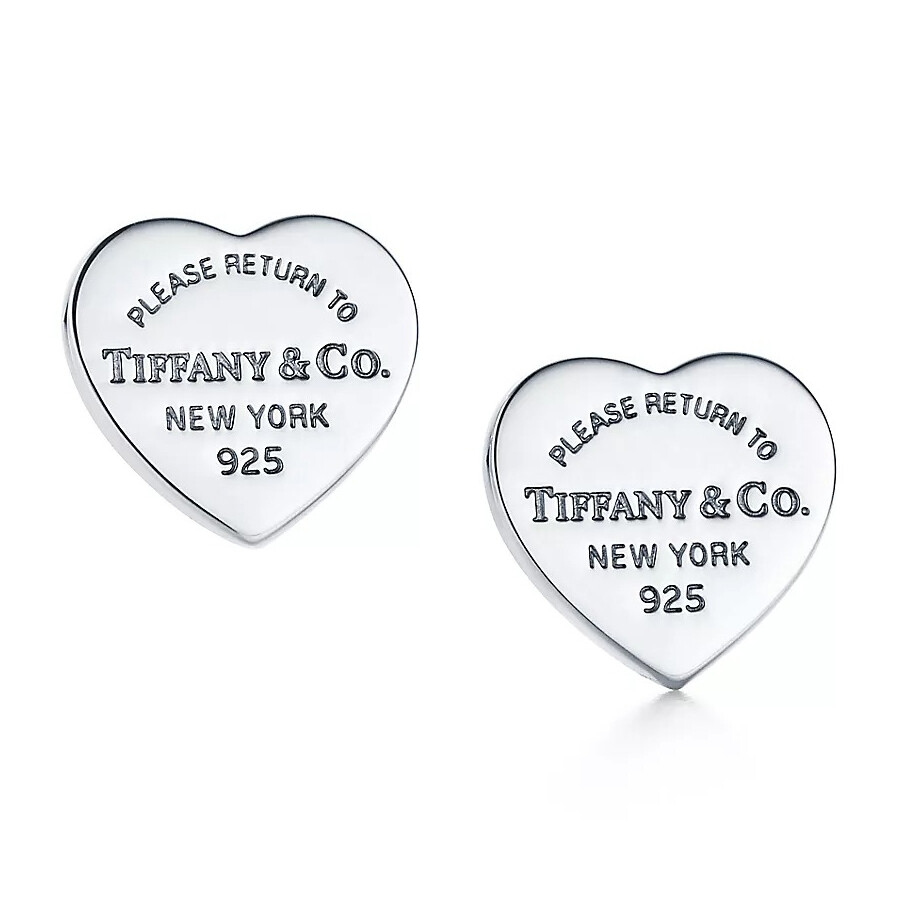 

Серьги Tiffany & Co. Return to Tiffany Heart Tag Stud , серебро
